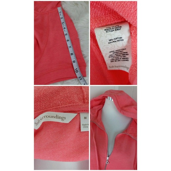 Soft Surrounding T Shirt Hoodie Cover Up Dress - Picture 12 of 12